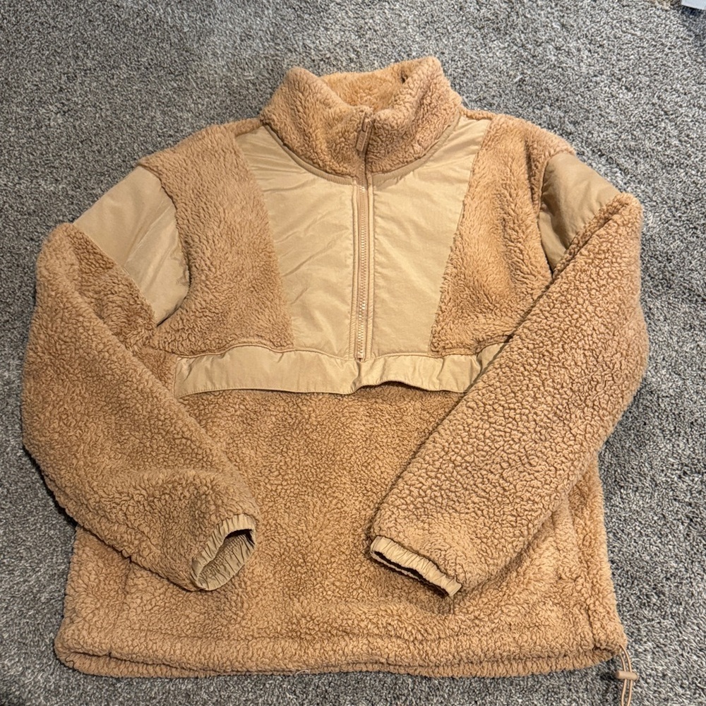 PINK Sherpa Pullover